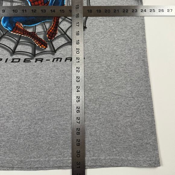 Vintage Spiderman Marvel Superhero Comic 2000s Movie Promo Shirt XL LIKE NEW - Picture 6 of 6